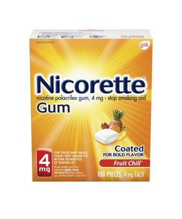 NICORETTE Gum 4 MG KIT Fruit CHILL 100