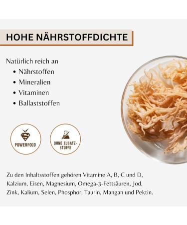 Buy Irish Moos Sea Moss 200g - Wild Collection Vegan Cartilage Tang Pure Carrageen Algae for Health & Wellness | Pureeraw - Buy Online on GoSupps.com