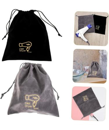 NOLITOY 8 Pcs Hair Dryer Bag Toiletry Travel Bag Storage Bags for Travel Storage Box Drawstring Flannel - Buy Online on GoSupps.com