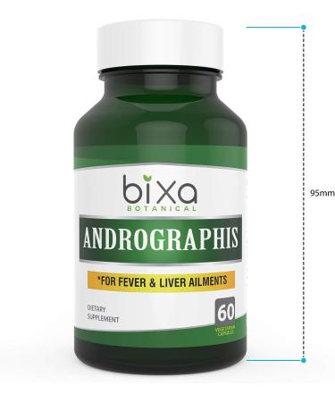 Bixa BOTANICAL Andrographis Extract 20% Andrographolide 60 Veg Capsules - Natural Liver Tonic & Immunity Support Supplement - Buy Online on GoSupps.com