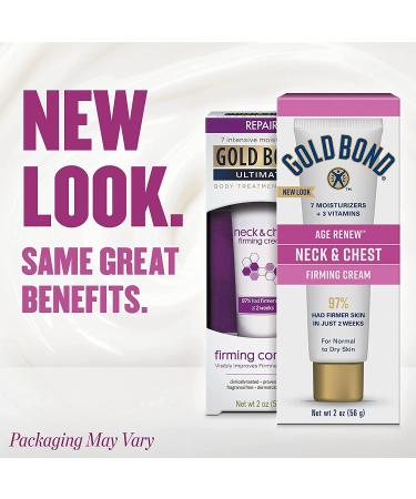 Gold Bond Ultimate Firming Neck & Chest Cream 2 Oz (Pack of 2) | Gold Bond 2 Ounce Set - Buy Online on GoSupps.com