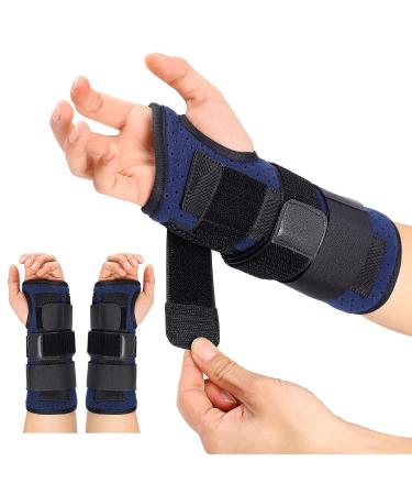 Buy Adjustable Wrist Brace for Carpal Tunnel & Tendonitis - XL Right Hand Support Splint with 3 Metal Splints | International Shipping Available - Buy Online on GoSupps.com