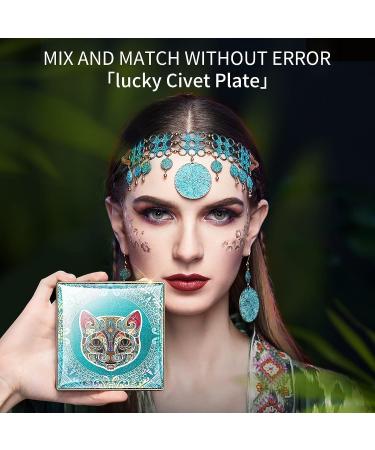 Zeesea British Museum Egypt Collection 16 Colors Eyeshadow Palette - Shimmer, Matte & Glitter (07 CAT) - Buy Online on GoSupps.com