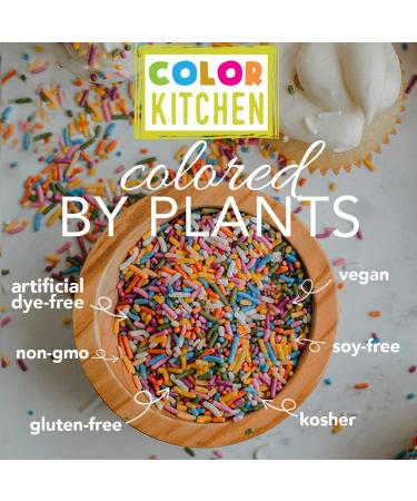 ColorKitchen Rainbow Sprinkles From Nature Rainbow Sprinkles 1.25 oz (35.44 g) - Buy Online on GoSupps.com