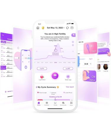 Easy@Home Ovulation Test Strips 100 Pack - Fertility Predictor Kit, FSA Eligible, with Premom App - 100 LH Strips + 100 Urine Cups - Buy Online on GoSupps.com
