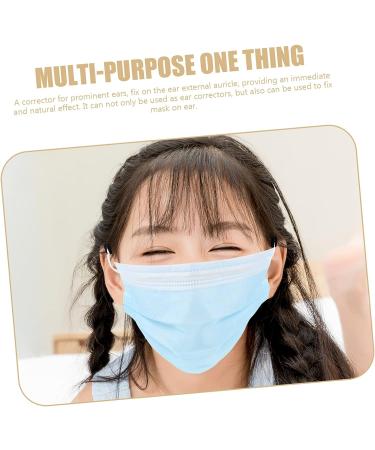 Healeved 12 Pairs Silicone Ear Corrector Cuffs for Infants - Valgus Correction Patch - Black - 4.4x3.6x0.4cm - Buy Online on GoSupps.com