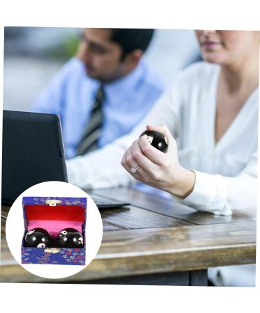Solustre 4-Piece Metal Massage Globe Set - Handheld Meditation & Sports Massage Balls for Yoga & Gym - Buy Online on GoSupps.com