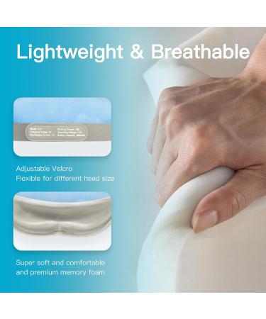 Eye Massager with Heat for Migraine Relief & Eye Care | Reduce Strain Improve Sleep - Perfect Birthday Gifts for Men & Women - Buy Online on GoSupps.com