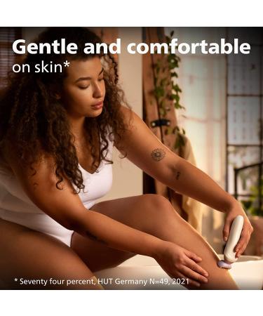 Philips Beauty Lady Electric Shaver Series 6000 BRL136/00 White - Cordless Shaver with 4 Accessories - Buy Online on GoSupps.com