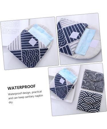 3-Piece Set Storage Bags for Women's Bandages | Menstrual & Breastfeeding Holders | High Capacity Fabric Organizers in Assorted Colors - 14x12cm - Buy Online on GoSupps.com