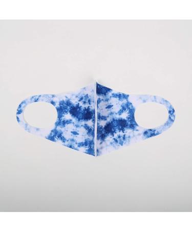 Bodico Tie-Dye Cotton/polyester Washable Face Mask for Adults Blue 1 Countmulti - Buy Online on GoSupps.com