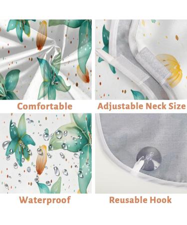 Tropical Flower Beard Bib Apron - Premium Beard Hair Catcher for Men | Perfect Father's Day & Christmas Gift for Dad & Husband - Buy Online on GoSupps.com