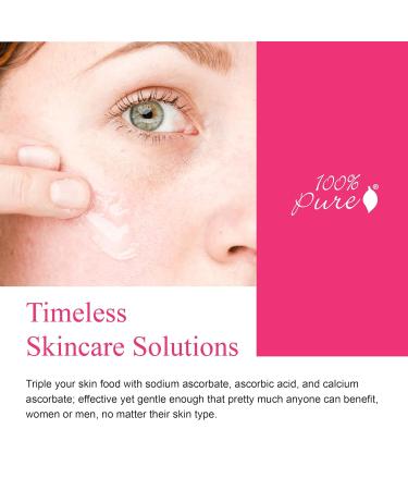 100% PURE Vitamin C Boost Powder to Serum | Rejuvenate & Firm Skin | Antioxidants & Hyaluronic Acid | Vegan Facial Care - .35oz - Buy Online on GoSupps.com