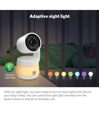 LeapFrog LF930HD 1080p Smart WiFi Baby Monitor with 360 Pan, Tilt & 8X Zoom | 7 HD Display, Night Light, Night Vision, Two-Way Intercom & Smart Sensors - Buy Online on GoSupps.com