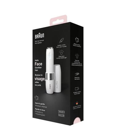 Braun Mini Electric Facial Hair Remover for Women - Quick, Gentle, and Portable with Smartlight - Ideal for Upper Lips, Chin, and Cheeks - Perfect for On-the-Go Makeup Application - Buy Online on GoSupps.com