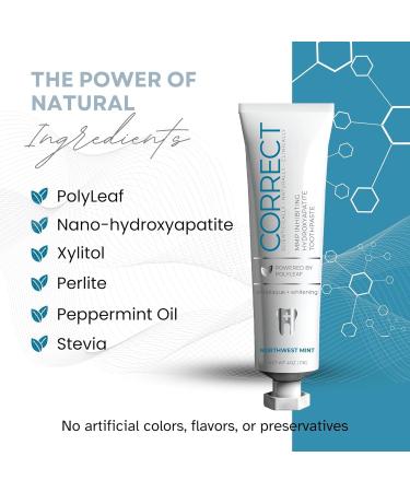 Fluoride-Free Nano-Hydroxyapatite Toothpaste Whitening Sensitive Teeth MMP Inhibiting Antiplaque Remineralizing Created by Doctors + Dentists for Gum Health SLS-Free Made in USA 4oz 2-Pack - Buy Online on GoSupps.com