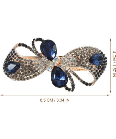 PATKAW Hair Clip Bow Rhinestone Hair Barrette Clips Fine Thick Hair Clip Ponytail Holder for Women Teen Girls A - Buy Online on GoSupps.com