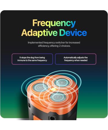 Anti Bark Device for Dogs w/ 3X Ultrasonic emitters 50ft Range Professional Dog Bark Deterrent Devices Stop Dog Barking Best Handheld Behavior Training Tool Indoor & Outdoor Rechargeable (Orange) - Buy Online on GoSupps.com