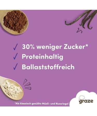  Graze Graze Flapjack Vanilla Cocoa Oat Locks - 6 x 53g - Buy Online on GoSupps.com