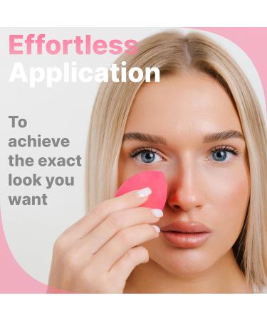 Buy Makeup Sponge Set - 6 Pcs Super Soft Blender Sponges for Flawless Liquid Cream & Powder Makeup - Latex-Free Multi-Colored Gift Set - Buy Online on GoSupps.com