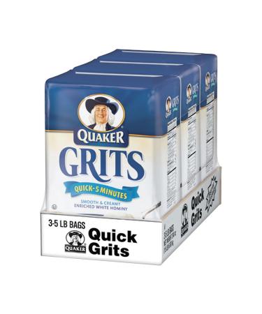 Quick Grits Quaker Smooth And Creamy Texture, 15 Pound