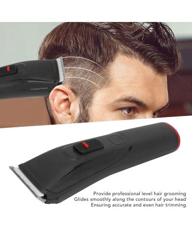 Electric Hair Clipper Portable Lightweight Fast Cutting USB Rechargeable Hair Grooming Trimmer with 2 Guide Combs for Hair Salon Home (Black) - Buy Online on GoSupps.com