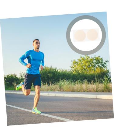Foytoki Men's Nipple Stickers - 50 Pairs Invisible Breathable Covers for Running & Sports - Nipple Shields 3.5x3.5cm - Buy Online on GoSupps.com