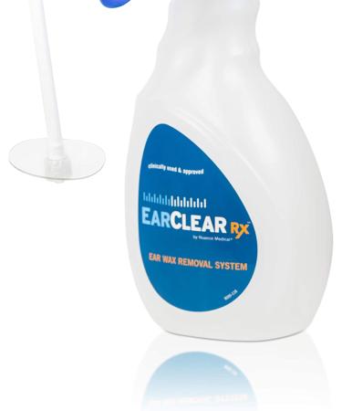 Nuance Medical EarClear Rx: Ear Cleaning Kit for Adults & Kids - Flexible Tip System with Otoscope Penlight, Basin, Disposable Tips & Microfiber Towel - Buy Online on GoSupps.com