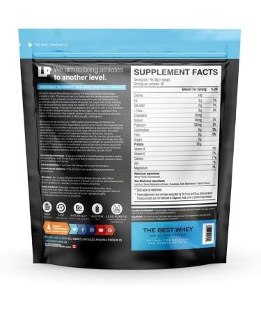 Limitless Pharma Pure Whey Protein | High Protein Whey Concentrate Protein Powder | 23g Protein 6g BCAAs Gluten Free Low Sugar Low Carb Low Lactose | 65 Servings 5LB (Smooth Vanilla) Vanilla 5LB - Buy Online on GoSupps.com