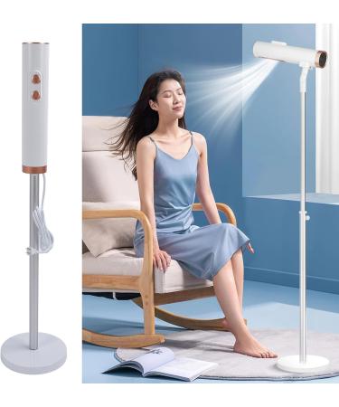Floor Standing Hair Dryer Hairdryer Height Angle Adjustable Professional Vertical Hair Dryer Double Air Outlet 2 Speeds Hair Dryer for TV Watching and Multitasking - Buy Online on GoSupps.com