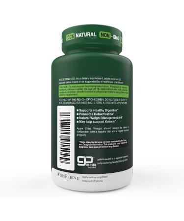 Herbtonics GLP 1 Tonic Natural GLP 1 Support with Apple Cider Vinegar BHB Salts Probiotics & Turmeric Supports Appetite Weight Metabolic Balance Gut Health & Energy 60 Vegan Capsules - Buy Online on GoSupps.com