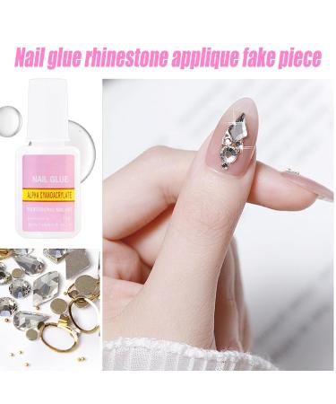 Nail art glue 45g of strong and durable accessories - Nail art glue | For home travel weddings bridal care spa parties summer etc. - Buy Online on GoSupps.com