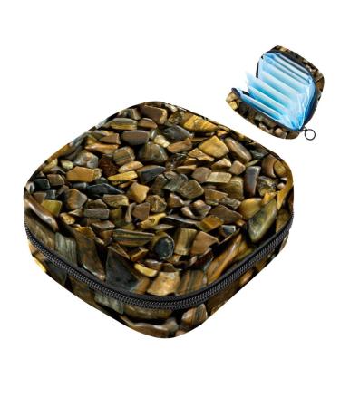 Women bands storage bag menstrual cup pocket girl travel big capacity make-up women bandage organizer small gravel stone