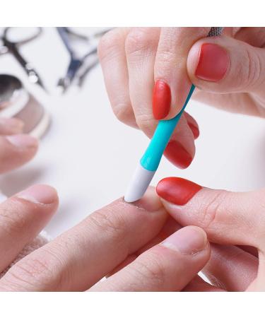 BQTQ 42 Piece Glass Nail Files & Cuticle Pusher Set - Manicure Kit for Natural Nail Care - Buy Online on GoSupps.com