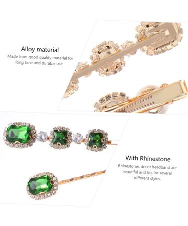 Angoily 3 Sets Crystal Pearl Hair Clip Barrettes for Girls Hair Rhinestone Crystal Sparkling Womens Hair Clips Hair Barrettes Hair Clip for Girl Bride Alloy Rhinestones Broken Hairpin - Buy Online on GoSupps.com