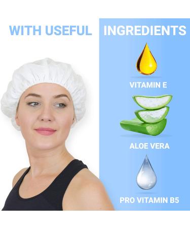 Drench No Water Rinse Free Shampoo Caps 6-Pack - Aloe Vera, Vitamin E, Provitamin B5 - Waterless Shampoo for Elderly or Bedridden - Buy Online on GoSupps.com