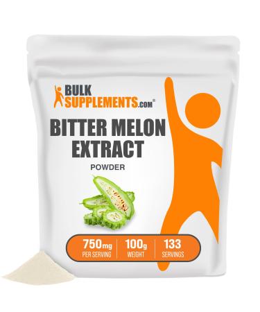 BulkSupplements.com Bitter Melon Extract Powder - Bitter Gourd Extract - Bittermelon Extract - Bitter Melon Powder - Cardiovascular and Heart Health Supplements (100 Grams - 3.5 oz) 3.52 Ounce (Pack of 1)