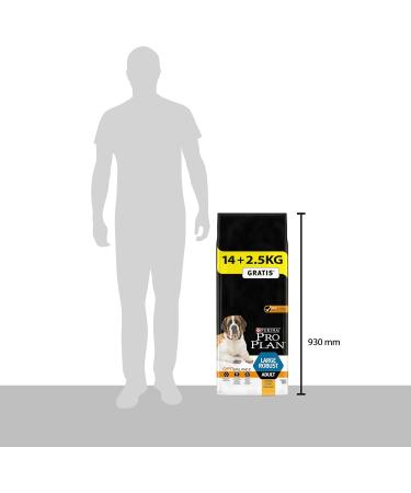 Purina Pro Plan Large Breed Robust Adult Dry Dog Food Bag Rich in Chicken with Optibalance  - Buy Online on GoSupps.com