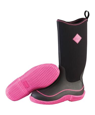 Muck Boots Hale Multi-Season Women's Rubber Boot 8 Black/Hot Pink