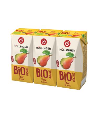 H llinger Jus de Poire Bio Jamais Base de Concentr 24x200ml Lot de 24 Briquettes