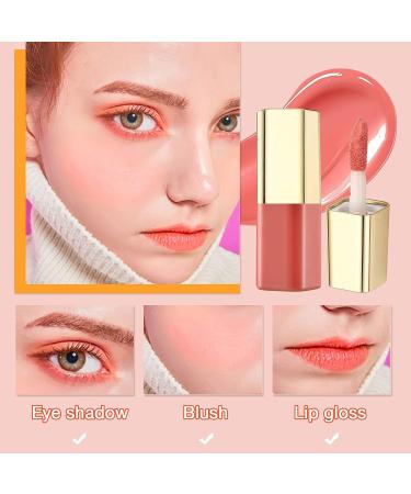 Nude Matte Liquid Blush Mini - Waterproof & Long-Lasting | Light, Breathable Formula | Multi-Use Cheek & Lip Tint Wand | Portable Cream Blusher - Buy Online on GoSupps.com