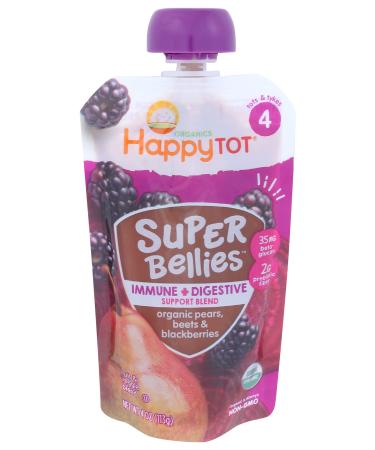 Happy Family Organics Happy Tot Super Bellies Organic Pears Beets & Blackberries 4 oz (113 g)