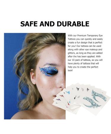 Buy 10-Sheet Temporary Eye Stickers | Eyeshadow & Eyeliner Transfer Stickers for Halloween & Masquerade International Shipping Available - Buy Online on GoSupps.com
