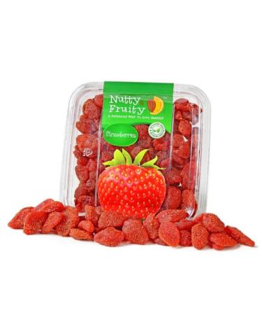 Nutty & Fruity - Dried Strawberries - Healthy Snack, Non-GMO, Vegan, Gluten-Free (7 oz)