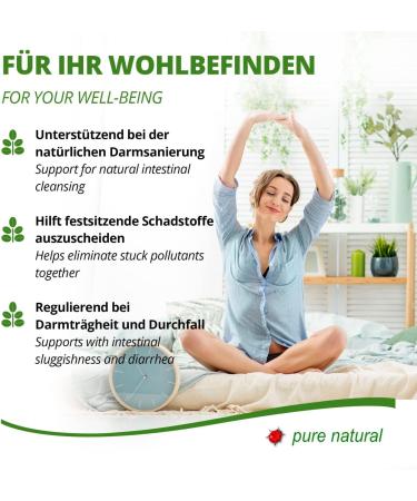 Psyllium husk capsules 100% poudre de psyllium husk - digestion intestinale d tox - vegan et sans gluten - 120 capsules par MoriVeda - Buy Online on GoSupps.com