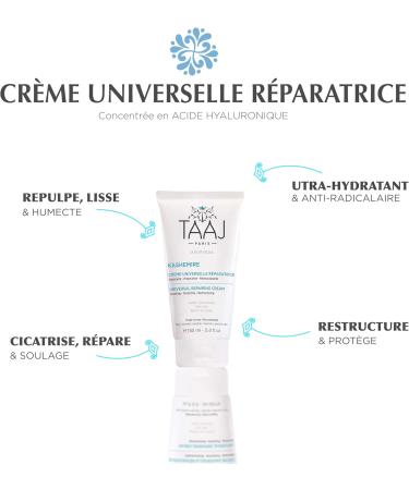 TAAJ | Kashemire Universal Repairing Cream | Face & Body Care | For Fragilized and Irritated Skin | Deep Nourishes and Moisturized Skin | Made in France | Vegan | CrueltyFree | 150ML - Buy Online on GoSupps.com
