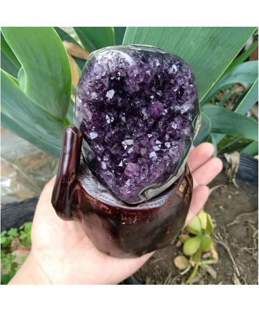 Amethyst Rough Stone 800g Amethyst Quartz Cluster - Uruguayan - Crystals - Gemstones - Geodes - Minerals Stone Collection - Buy Online on GoSupps.com