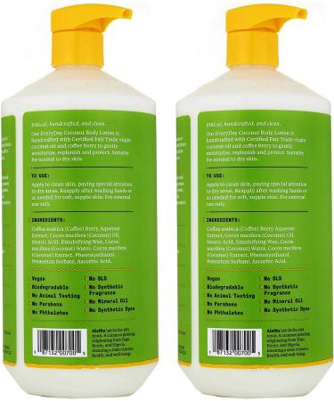 Alaffia Everyday Coconut Hydrating Body Lotion 64 Fl Oz (2 Pack) | Moisturizing Coconut Oil for Soft & Supple Skin | Normal to Dry Skin Support - Buy Online on GoSupps.com