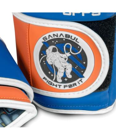 Sanabul Space Collection Boxing Gloves Orange/Blue 12 oz - Premium Quality Gloves - Buy Online on GoSupps.com