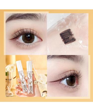 Voluminous Mascara Smudge-Proof Waterproof Slim Volumizing Mascara - Natural-Looking Fine Brush Head Eyelash Makeup for Visibly Lifted & Defined Lashes Muflydo - Buy Online on GoSupps.com